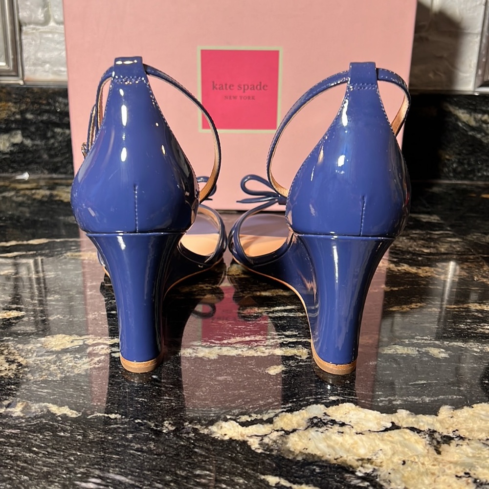 NWOB Kate Spade Flamenco Wedge Sandals, 9.5 - Picture 11 of 17